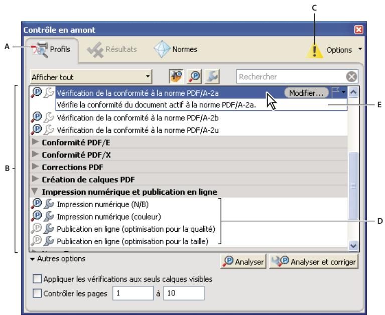 ADOBE ACROBAT X PRO - A propos de la boîte de dialogue Contrôle en avant - 1