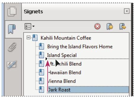 ADOBE ACROBAT X PRO - Imbrication d'un ou de plusieurs signets - 1