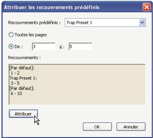ADOBE ACROBAT X PRO - Attribution d'un recouvrement prédéfini à des pages - 1