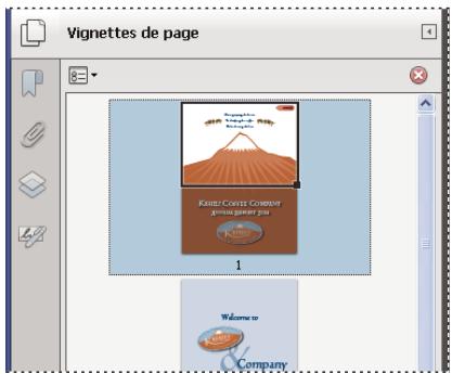 ADOBE ACROBAT X PRO - Redimensionnement d'une vignette - 1