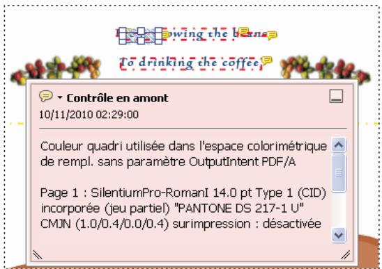ADOBE ACROBAT X PRO - Insertion et affichage de commentaires de contrôle en avant - 1