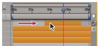 ADOBE AFTER EFFECTS CS3 - Positionnement d'un calque dans le temps - 2