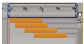 ADOBE AFTER EFFECTS CS3 - Agencement séquentiel de calques dans le temps - 2