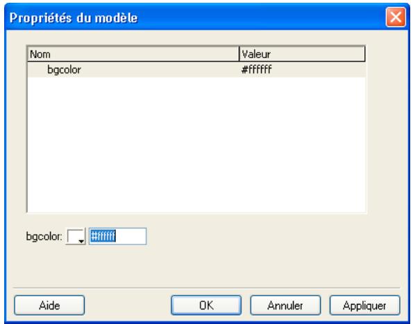 ADOBE CONTRIBUTE CS5 - Configuration des propriétés d'un modele de page Web - 1