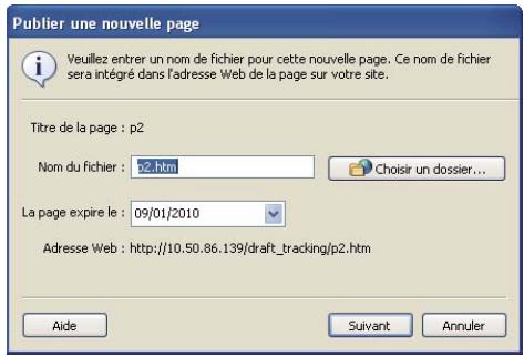 ADOBE CONTRIBUTE CS5 - Publication d'une nouvelle page sur votre site Web - 2