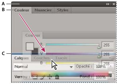ADOBE CONTRIBUTE CS5 - Déplacement de panneaux - 1
