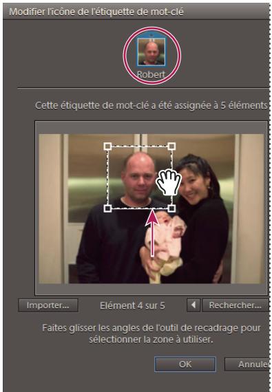 ADOBE ELEMENTS ORGANIZER 10 - Modification de l'icône d'une étiquette de mot-clé - 2