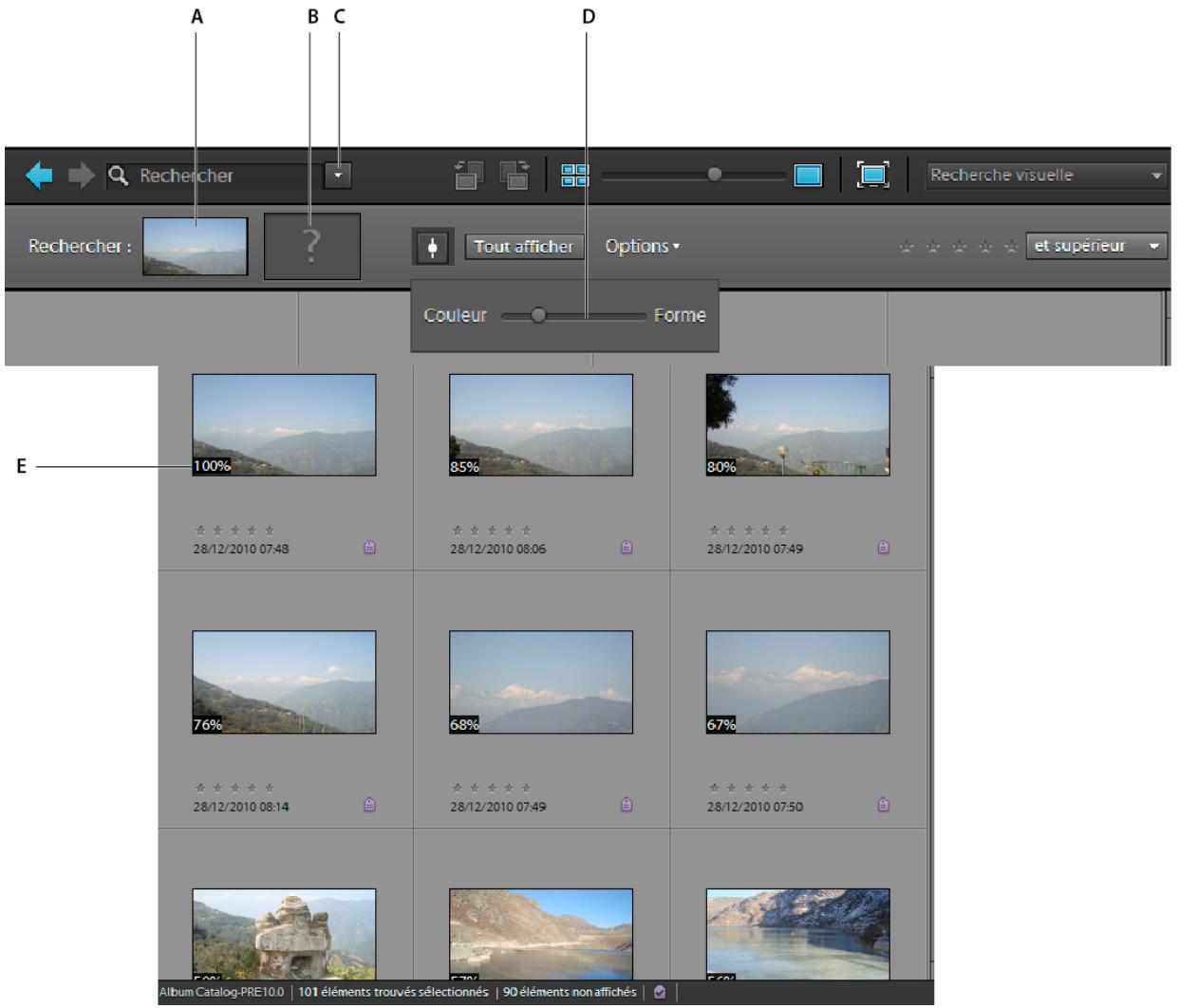 ADOBE ELEMENTS ORGANIZER 10 - Recherche de similarité visuelle - 1