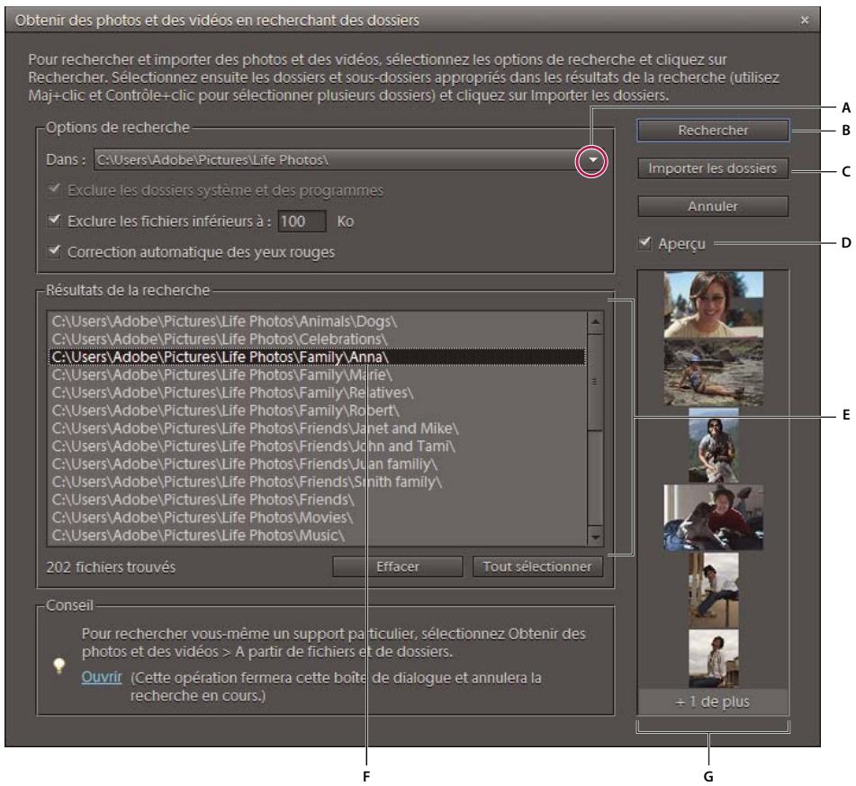 ADOBE ELEMENTS ORGANIZER 10 - Recherche de fichiers sur votre ordinateur - 1