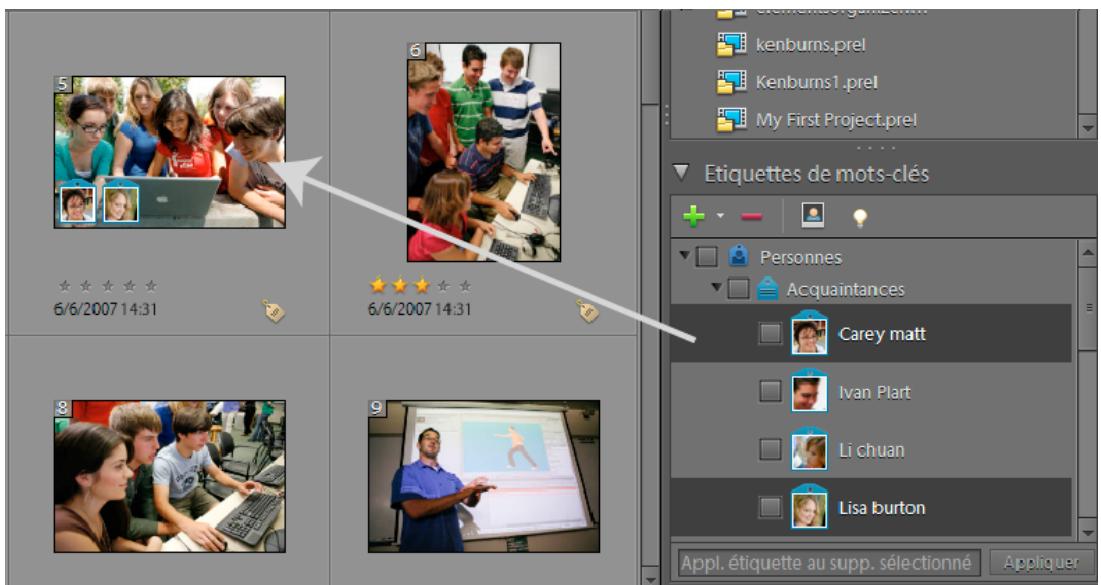 ADOBE ELEMENTS ORGANIZER 10 - Association d'étiquettes de mots-clés à des fichiers de support - 1