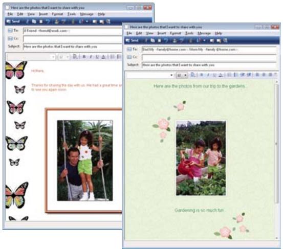 ADOBE ELEMENTS ORGANIZER 10 - Envoi de photos et de fichiers de support par courrier électronique - 2