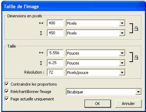 ADOBE FIREWORKS CS3 - Pour redimensionner un document et son contenu : - 1