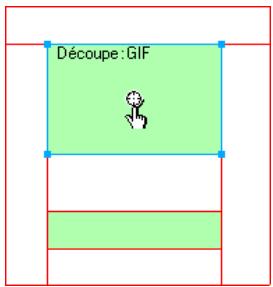ADOBE FIREWORKS CS3 - Pour affecter un survol simple à une découpe : - 1