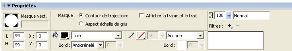 ADOBE FIREWORKS CS3 - Sélection de masques et d'objets masqués à l'aide de vignettes de masques - 2