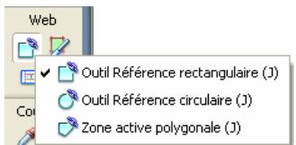 ADOBE FIREWORKS CS3 - Pour creer une refrencé rectangle ou circulaire : - 1