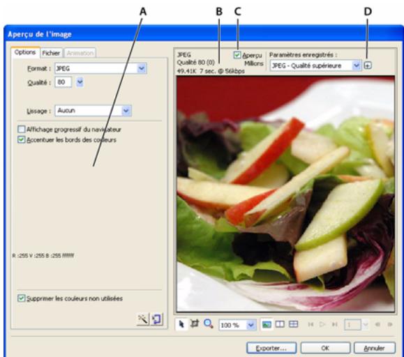 ADOBE FIREWORKS CS3 - Utilisation de la fenêtre Aperçu de l'image - 1
