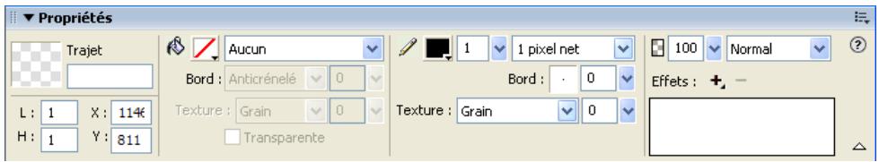 ADOBE FIREWORKS CS3 - Pour que s'affichent dans l'Inspecteur des propriétés les options d'un outil que vous âtes en train d'utiliser : - 1