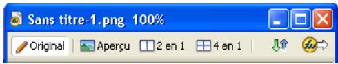 ADOBE FIREWORKS CS3 - Aperçu et comparaison des paramètres d'optimisation - 1