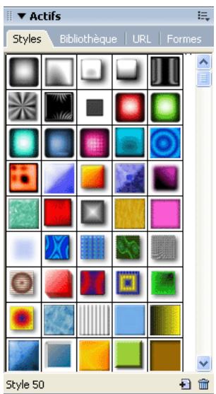 ADOBE FIREWORKS CS3 - Application d'un style - 1