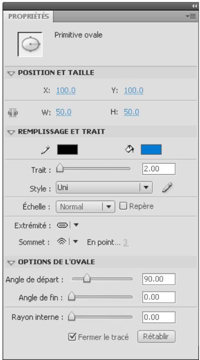 ADOBE FLASH CS5.5 - Dessin d'ovales primitifs - 1