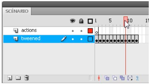 ADOBE FLASH CS5.5 - Déplacement de la tête de lecture - 1