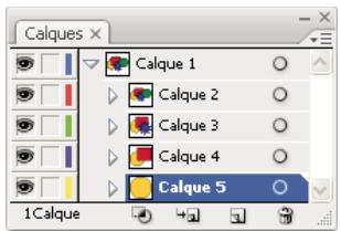 ADOBE ILLUSTRATOR CS3 - Décomposition des éléments sur des calques distincts - 1