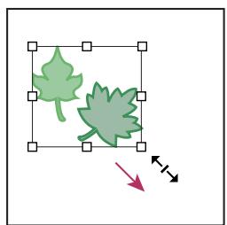 ADOBE ILLUSTRATOR CS3 - Transformation à l'aide d'un cadre de sélection - 1