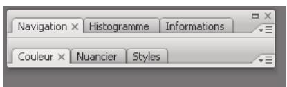 ADOBE ILLUSTRATOR CS3 - Pour empiler des panneaux flottants - 1
