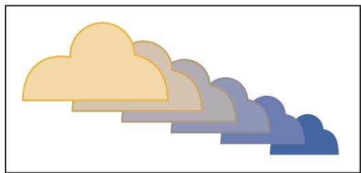 ADOBE ILLUSTRATOR CS3 - Inversion de l'ordre de superposition d'un dégradé de formes - 1