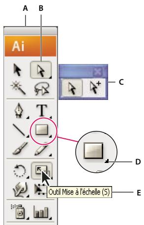 ADOBE ILLUSTRATOR CS3 - Sélection d'un outil - 2