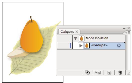 ADOBE ILLUSTRATOR CS3 - Isolation des groupes et sous-calques - 2