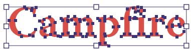 ADOBE ILLUSTRATOR CS3 - Conversion de texte en texte vectorisé - 1