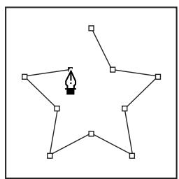 ADOBE ILLUSTRATOR CS3 - Dessin de segments droits avec l'outil Plume - 1