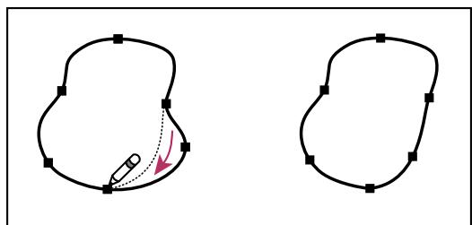 ADOBE ILLUSTRATOR CS3 - Remodelage de tracés à l'aide de l'outil Crayon - 1