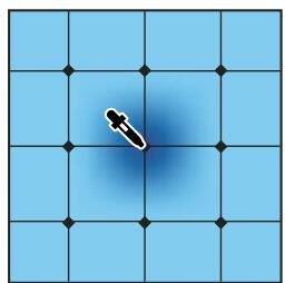ADOBE ILLUSTRATOR CS3 - Modification de la couleur d'un point ou d'une facette de filet - 1