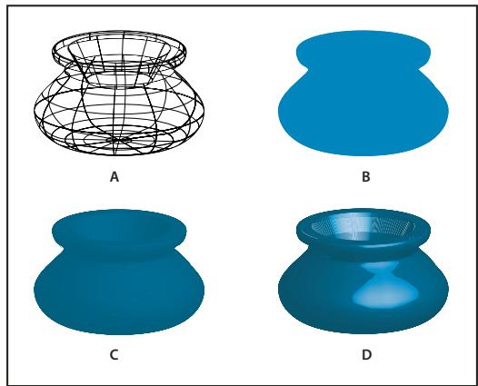 ADOBE ILLUSTRATOR CS3 - Options d'ombrage de surface - 1