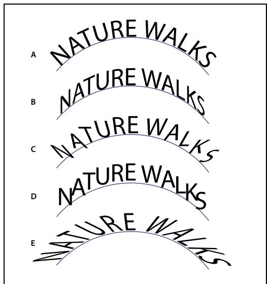 ADOBE ILLUSTRATOR CS3 - Application d'effets de texte curviligne - 1