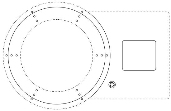 BOSE 131 MARINE SPEAKER SYSTEM - Gabarit de perçage - 1