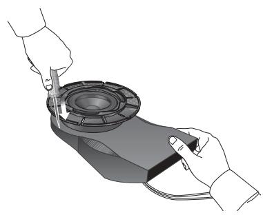BOSE 131 MARINE SPEAKER SYSTEM - Installation des enceintes par l'avant de la cloison - 9