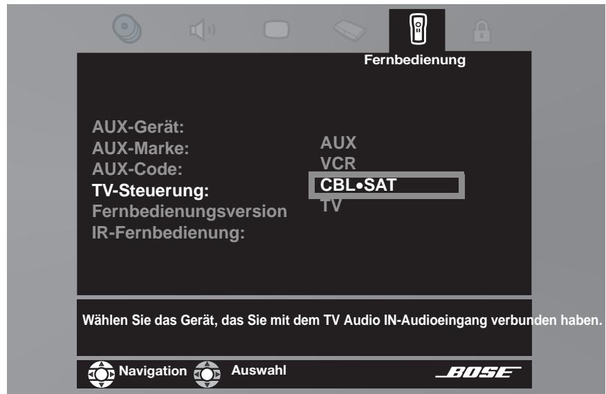 BOSE OPTIMISEUR VIDEO LIFESTYLE VS-2 - Video von einer Quelle sehen und Audio von einer anderen Quelle horen - 1