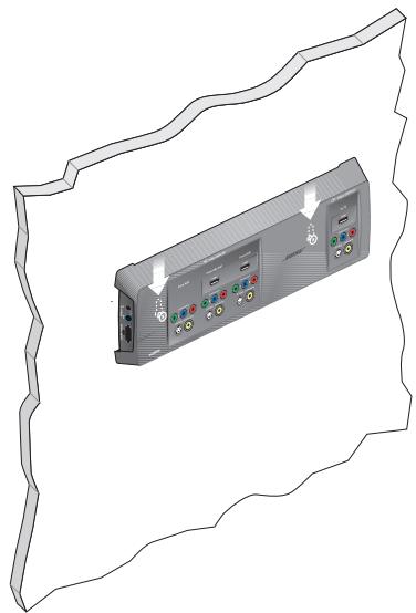BOSE OPTIMISEUR VIDEO LIFESTYLE VS-2 - Montaggio a parete dell'espansore VS-2 - 10