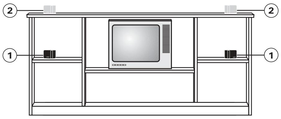 BOSE SYSTEME D ENCEINTES ACOUSTIMASS 6 I - Enceintes cubiques frontales gauche et droite - 1