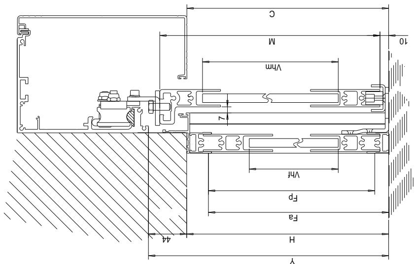 CAME PROFILES S20 - COPRIPROFILE 001LD00 - 1