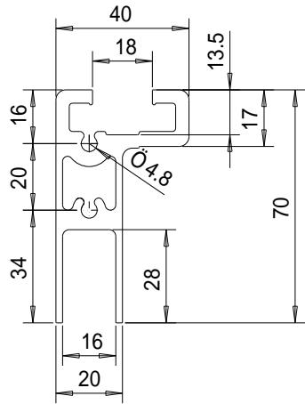 CAME PROFILES S20 - 9