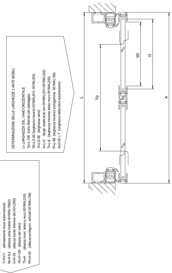 CAME PROFILES S20 - DETERMINAZIONE DELLE ALTEZZE - 1