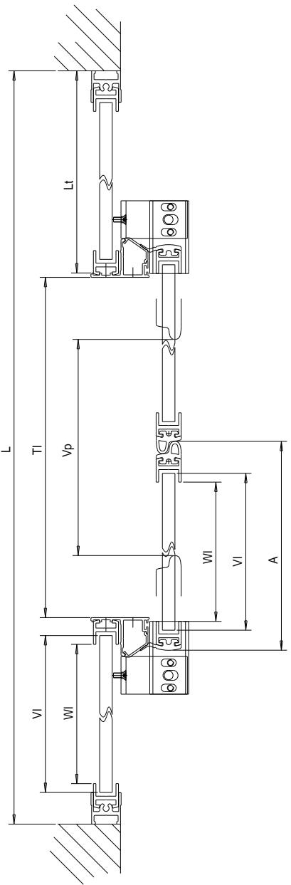 CAME PROFILES S20 - COPRIPROFILE 001LD00 - 2