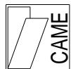 CAME PROFILES S20 - SISTEMA AD UN'ANTA MOBILE PIU' FISSA CON TELAIO A MURO   COPRIPROFILO 001LD00 - 2