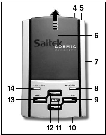 SAITEK COSMIC CHESS - Touches et characteristiques - 2