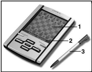 SAITEK COSMIC CHESS - TOETSEN EN FUNCTIONS - 1