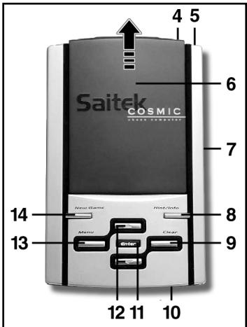SAITEK COSMIC CHESS - KEYS AND FEATURES - 2